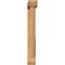 Ekena Millwork Traditional Slat Smooth Bracket w/ Offset Brace, Western Red Cedar, 5 1/2"W x 30"D x 42"H BKT0604X30X42TRA06SWR - alternate 4